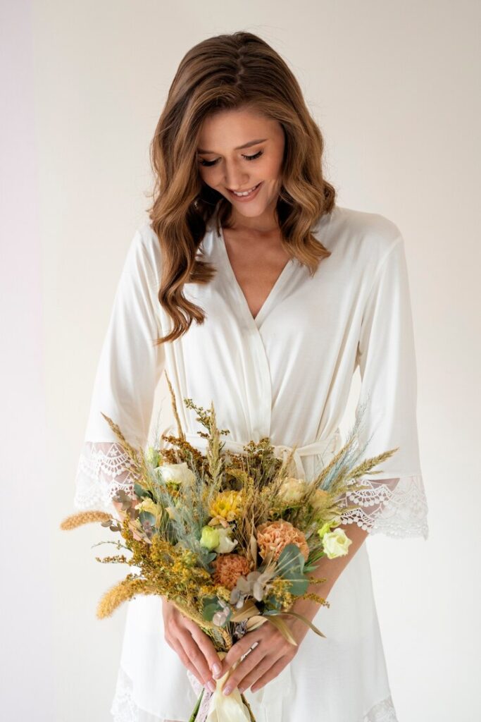 smiley bride